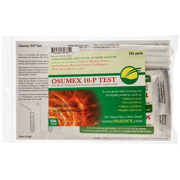 10-P(parameters) Urine Analysis-front of package